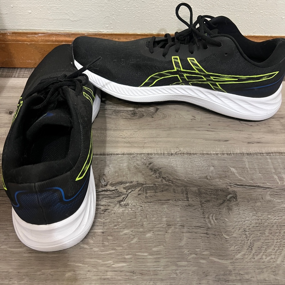 ASICS GEL-Excite 9 Running Shoes Black Neon Yellow Men’s 13